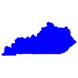 A picture of the state of Kentucky that is covered by Gateway Reps.